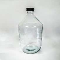 бутыль 10 литров стеклянная прозрачная