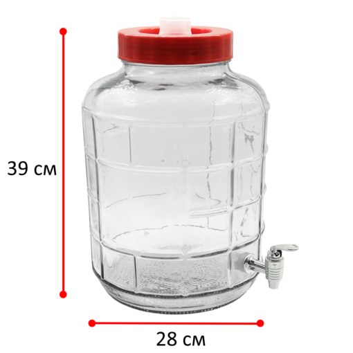 бутыль 18 литров с гидрозатрором и краном